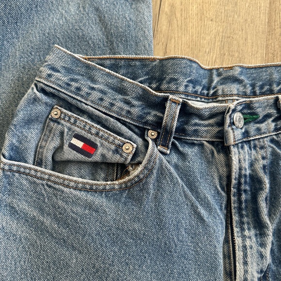 Tommy Jeans Vintage 90’s Straight Leg Baggy Jeans Size 31/34 EUC - Picture 4 of 7
